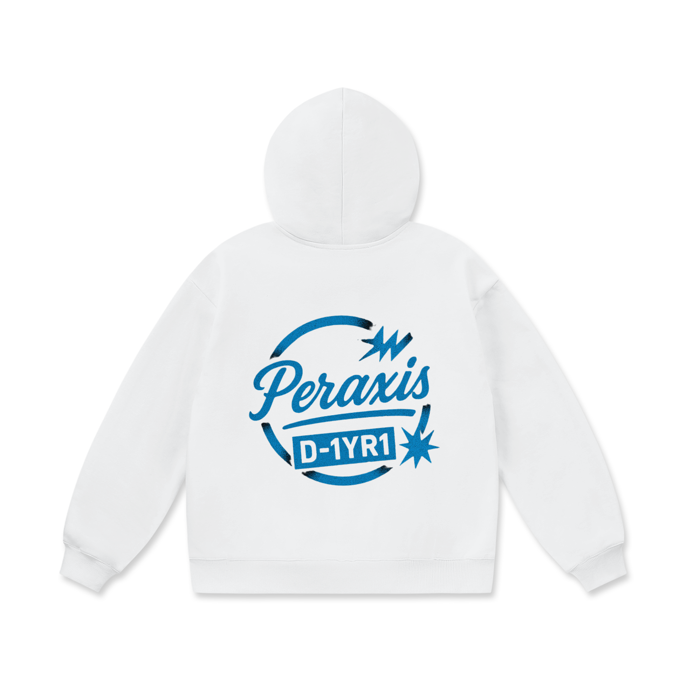 PERAXIS Heavyweight Fleece Hoodie - D01 - Blue