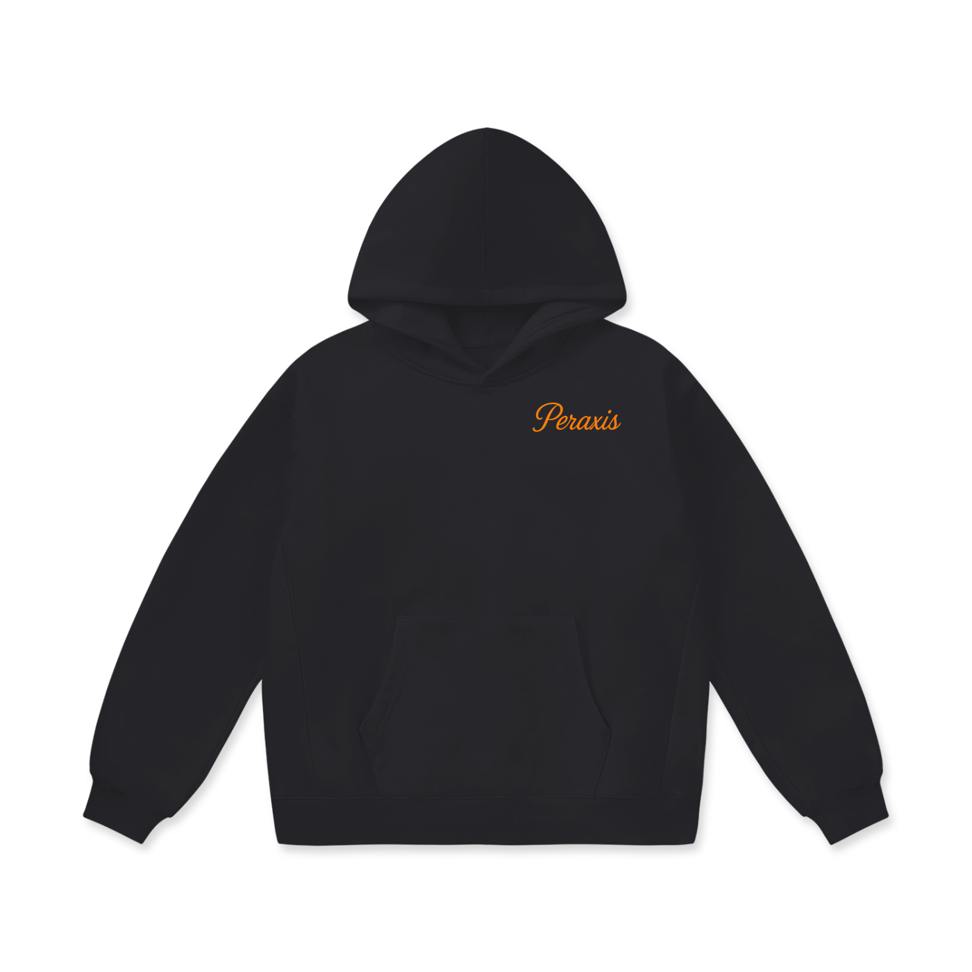 PERAXIS Heavyweight Fleece Hoodie - D01 - Orange/Black