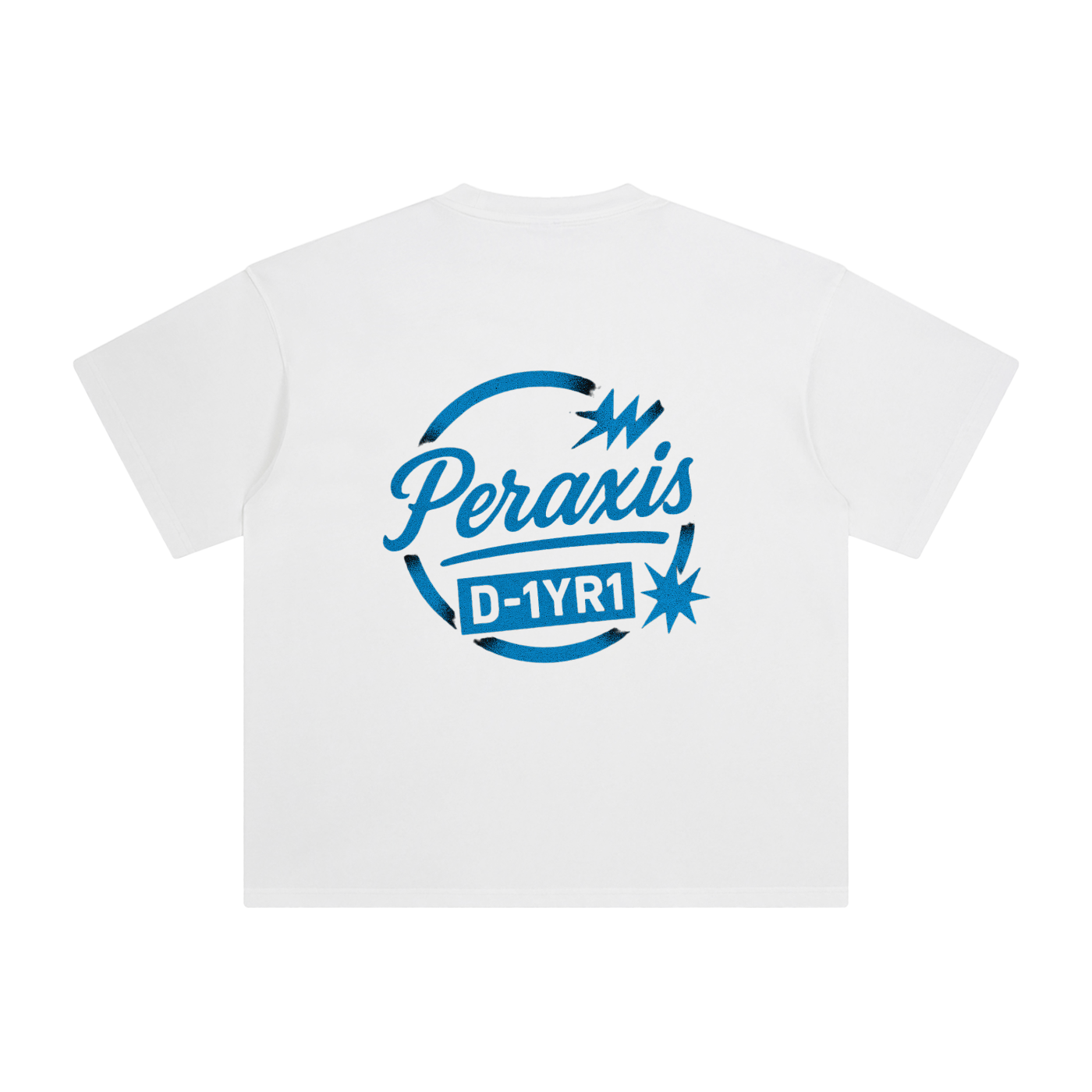 PERAXIS Enzyme Washed T-Shirt - D01 - Blue