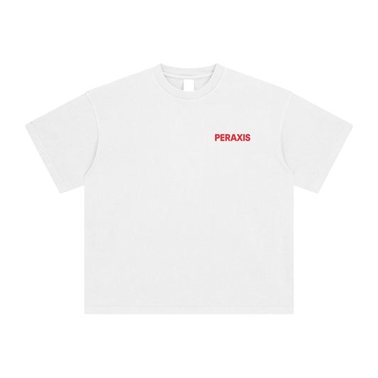 PERAXIS Enzyme Washed T-Shirt - D01 - Red/Black