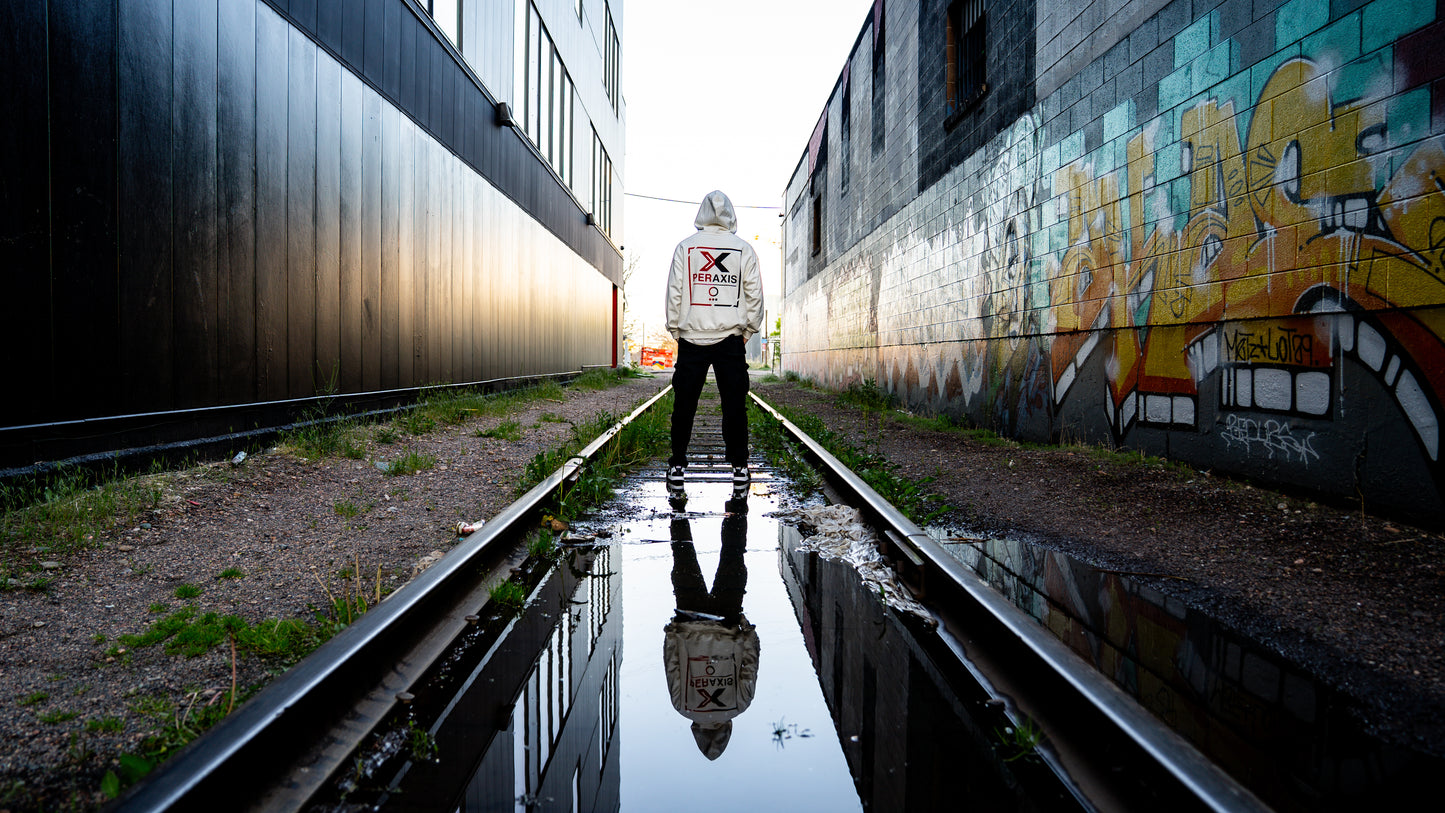 PERAXIS Heavyweight Fleece Hoodie - D01 - Red/Black