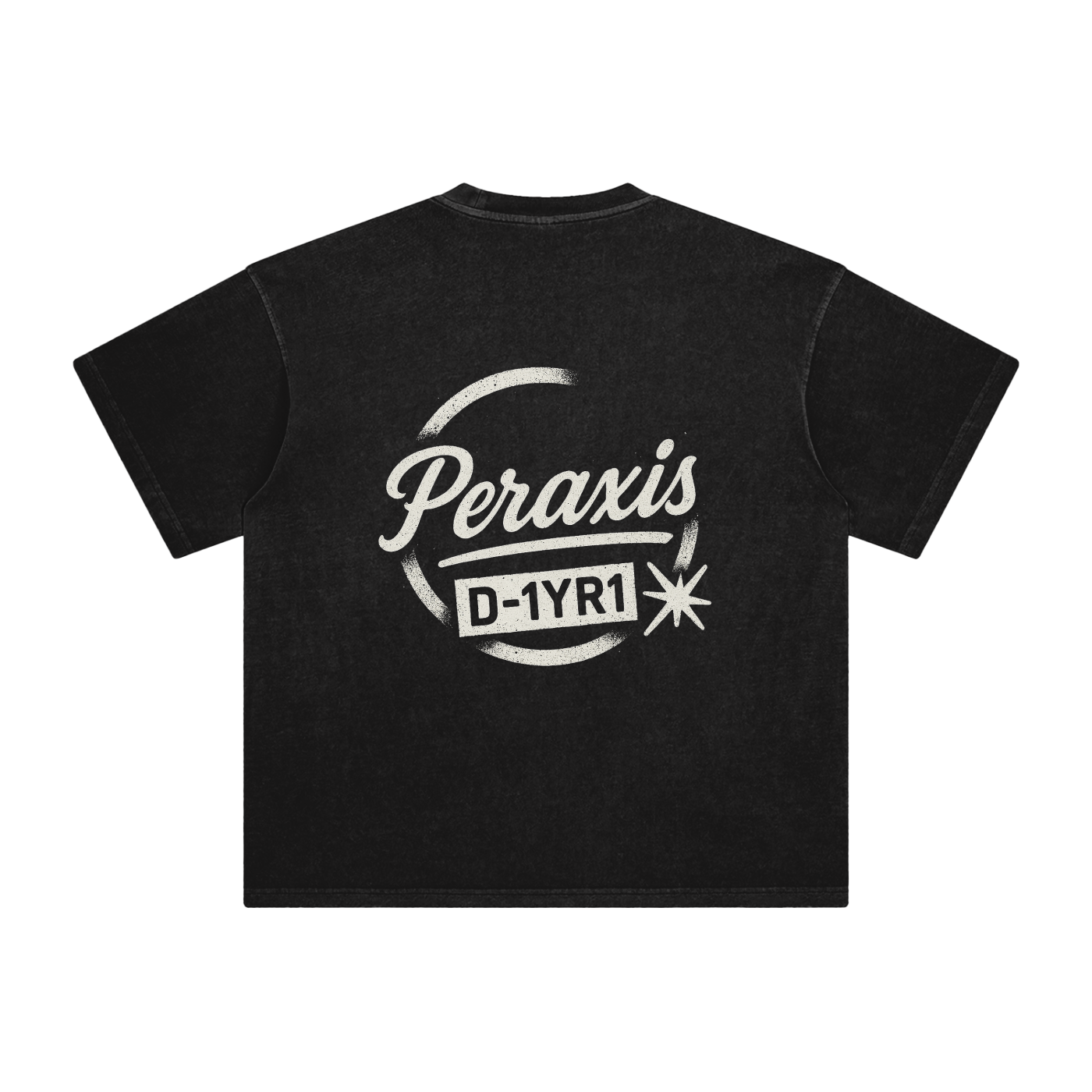 PERAXIS Enzyme Washed T-Shirt - D01
