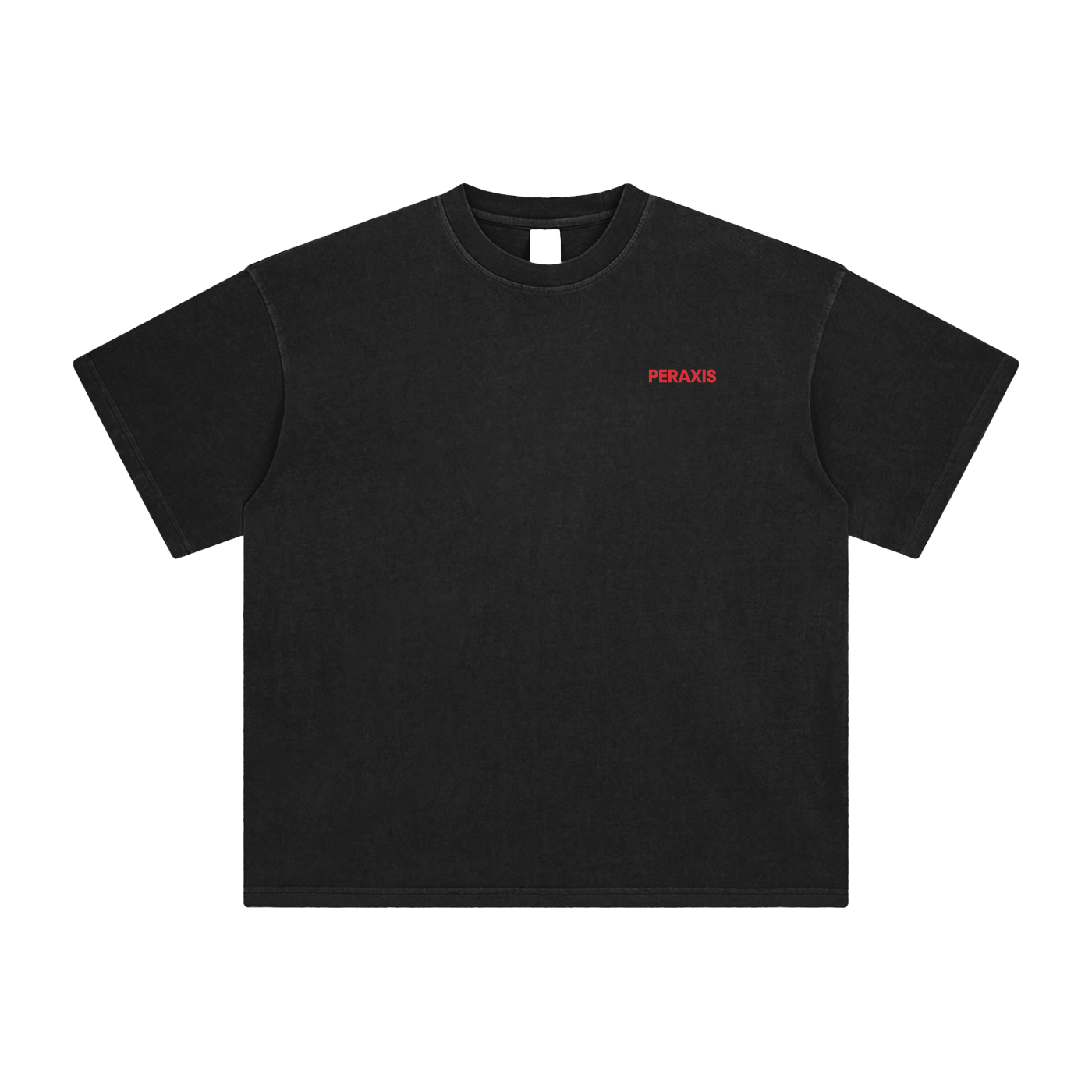 PERAXIS Enzyme Washed T-Shirt - D01 - Red
