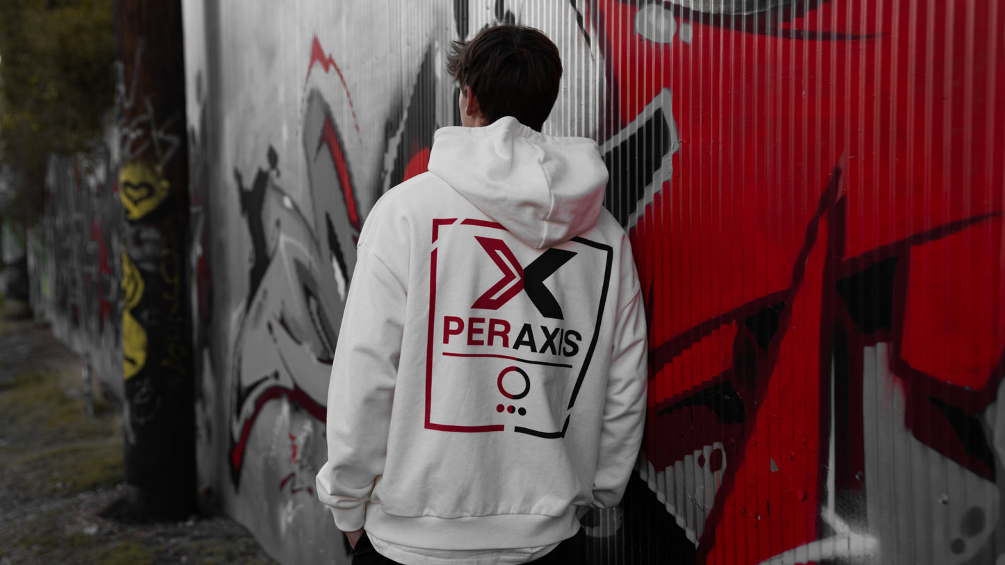 PERAXIS Heavyweight Fleece Hoodie - D01 - Red/Black