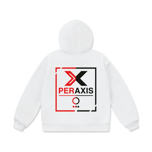 PERAXIS Heavyweight Fleece Hoodie - D01 - Red/Black